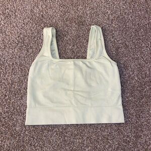 Target light yellow sports bra/tank top